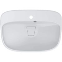 Miraggio Lifou Mirasoft umywalka 62,7x43,4 cm owalna nablatowa biały mat 0001097