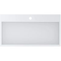 Miraggio Mares 800 Mirasoft umywalka 80x42,5 cm prostokątna nablatowa biały mat 0001101