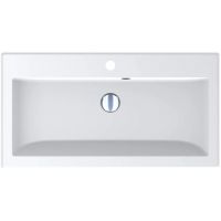 Miraggio Oskar Mirasoft umywalka 79,3x42,3 cm prostokątna nablatowa biały mat 0001112