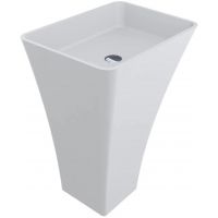 Miraggio Sunny Matt umywalka 60x45 cm prostokątna wolnostojąca biały mat 0001250