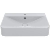 Miraggio Cyprus Mirasoft umywalka 65,5x43,2 cm prostokątna ścienna-nablatowa biały mat 0001592