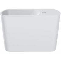 Miraggio Helix L Matt umywalka 45x22 cm prostokątna ścienna biały mat 0001629