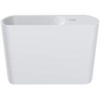 Miraggio Helix L Mirasoft umywalka 45x22 cm prostokątna ścienna biały mat 0001638