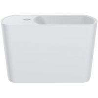 Miraggio Helix R Mirasoft umywalka 45x22 cm prostokątna ścienna biały mat 0001639