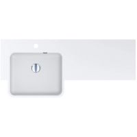 Miraggio Fontana L Matt umywalka 104x31,5 cm prostokątna wpuszczana biały mat 0001891