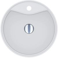 Miraggio Country Matt umywalka 41,9 cm okrągła nablatowa biały mat 0002283