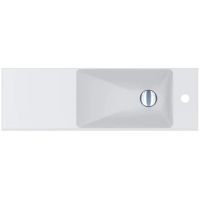 Miraggio Shanghai R Mirasoft umywalka 80,8x25,8 cm prostokątna nablatowa biały mat 0002420