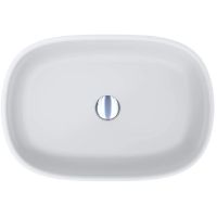 Miraggio Santorini Matt umywalka 60x41,3 cm owalna nablatowa biały mat 0002422