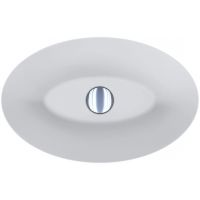 Miraggio Santiago Mirasoft umywalka 50x32 cm owalna wpuszczana biały mat 0002425