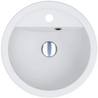 Miraggio Madison Matt umywalka 43 cm okrągła wpuszczana biały mat 0002431