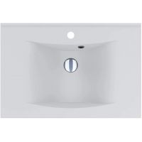 Miraggio Lorry Mirasoft umywalka 70x47,5 cm prostokątna wpuszczana biały mat 0002432