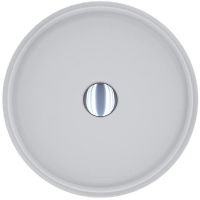 Miraggio Jakarta Mirasoft umywalka 40 cm okrągła nablatowa biały mat 0002441
