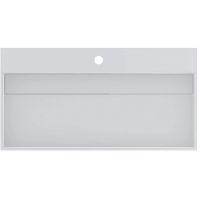 Miraggio Island Matt umywalka 80x42 cm prostokątna ścienna-nablatowa biały mat 0002442