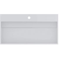 Miraggio Island Mirasoft umywalka 80x42 cm prostokątna ścienna-nablatowa biała 0002443