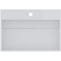Miraggio Island Matt umywalka 60x42 cm prostokątna ścienna-nablatowa biały mat 0002444