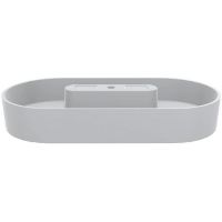 Miraggio Cyprus Mirasoft umywalka 88,5x42,6 cm owalna nablatowa biała 0002453