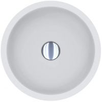 Miraggio Mark 375 Mirasoft umywalka 37,5x37,5 cm okrągła nablatowa biały mat 0002679