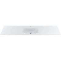 Miraggio Jessel Mirasoft umywalka 180x50 cm prostokątna wpuszczana biały mat 0002703