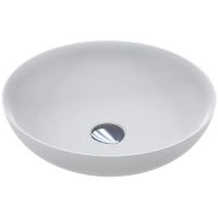 Miraggio Tobi Matt umywalka 40x40 cm okrągła nablatowa biała 0002708