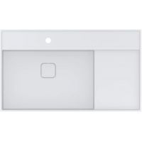 Miraggio Soul umywalka 90x52,5 cm prostokątna ścienna biały mat 8813321
