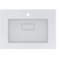 Miraggio Erica umywalka 70x50 cm prostokątna wpuszczana biały mat 8813353