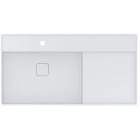 Miraggio Soul Mirasoft umywalka 100x52,5 cm prostokątna ścienna biały mat 8813396