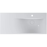 Miraggio Viola Miraggio umywalka 100x46 cm prostokątna ścienna biała 8813428