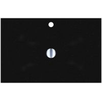 Miraggio Jessel Mirastone umywalka 70x45 cm prostokątna wpuszczana czarny mat 8813466