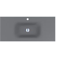 Miraggio Jessel Mirastone umywalka 100x45 cm prostokątna wpuszczana szary kamień 8813469