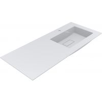 Miraggio Erica umywalka 120x50 cm prostokątna wpuszczana biała 8813492