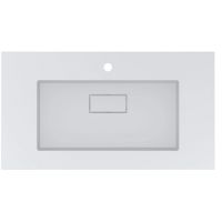 Miraggio Erica Mirasoft umywalka 90x50 cm prostokątna wpuszczana biały mat 8813494