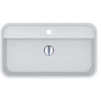 Miraggio Ocean 600 Mirasoft umywalka 60x40 cm prostokątna wpuszczana biały mat 8813903
