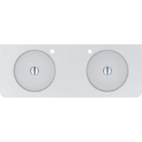 Miraggio Loop 1200-2 umywalka 120x45 cm prostokątna ścienna biała 8814001