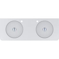 Miraggio Loop 1200-2 Mirasoft umywalka 120x45 cm prostokątna ścienna biały mat 8814003