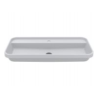 Miraggio Ocean umywalka 90x40 cm prostokątna wpuszczana biały mat 8814008