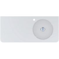Miraggio Loop R Matt umywalka 100x45 cm prostokątna ścienna biały mat 8814191
