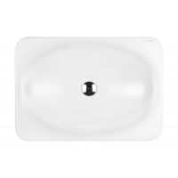 Oltens Kagera umywalka 60x42 cm prostokątna nablatowa biała 40303000