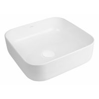 Oltens Josen umywalka 50x39,5 cm nablatowa z powłoką SmartClean biała 40805000