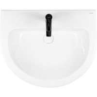 Oltens Jog umywalka 61x49 cm wisząca z powłoką SmartClean biała 41501000