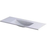 Oristo Uni umywalka 120x46,5 cm prostokątna meblowa biała UME-AM-120-92-C-BO