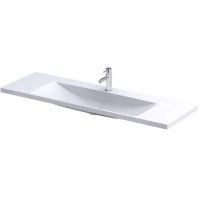 Oristo Compact umywalka 120x38 cm prostokątna meblowa biała UME-C-ET-120-92