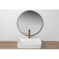 Rea Avia umywalka 51x34,5 cm nablatowa prostokątna biała REA-U0840