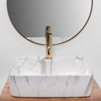 Rea Kelly umywalka 49x38 cm prostokątna nablatowa REA-U5052