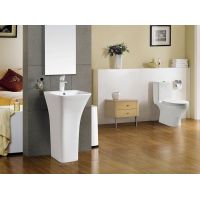 Rea Ada SLim umywalka 45,6x44,5 cm prostokątna wolnostojąca biała REA-U9902