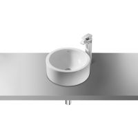 Roca Terra umywalka 39 cm nablatowa okrągła biała A32722D000
