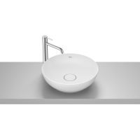 Roca Bol umywalka 42x42 cm okrągła nablatowa biały mat A32787M620