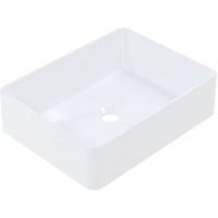 Ruvetti Celina umywalka 48,5x37,5 cm prostokątna nablatowa biała DOL_CE4837