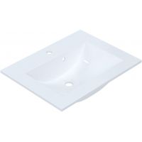 Ruvetti Elif umywalka 61x47 cm prostokątna wpuszczana-nablatowa biała DOL_EL60