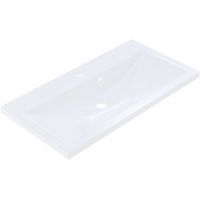 Ruvetti Idalia umywalka 80x42 cm prostokątna wpuszczana biała DOL_ID8042