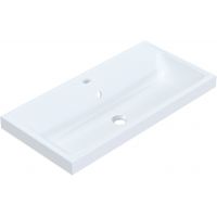 Ruvetti Irmina umywalka 80x40 cm prostokątna wpuszczana biała DOL_IR8040